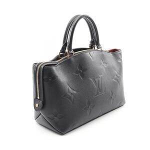 Louis Vuitton Handbag Leather Palais Black Empreinte